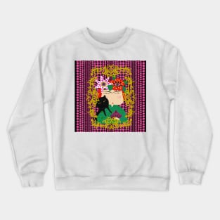 Yayoi Kusama X Frida Kahlo Crewneck Sweatshirt